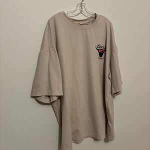 SHEIN Beige Short Sleeve Tee